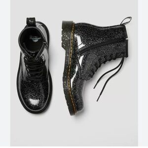 Dr. Martens 1460 glitter lace up Boots black size 7